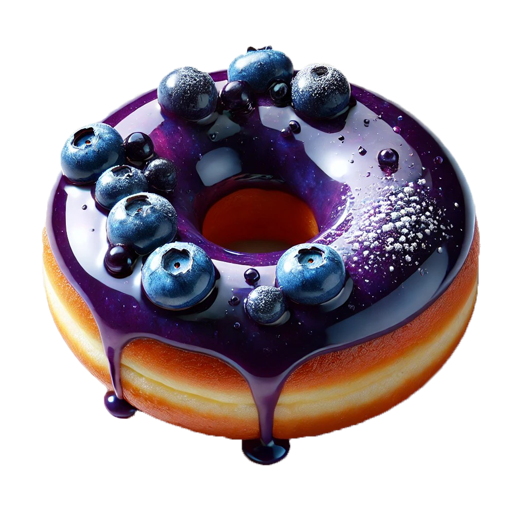 Blueberry Bliss Donut