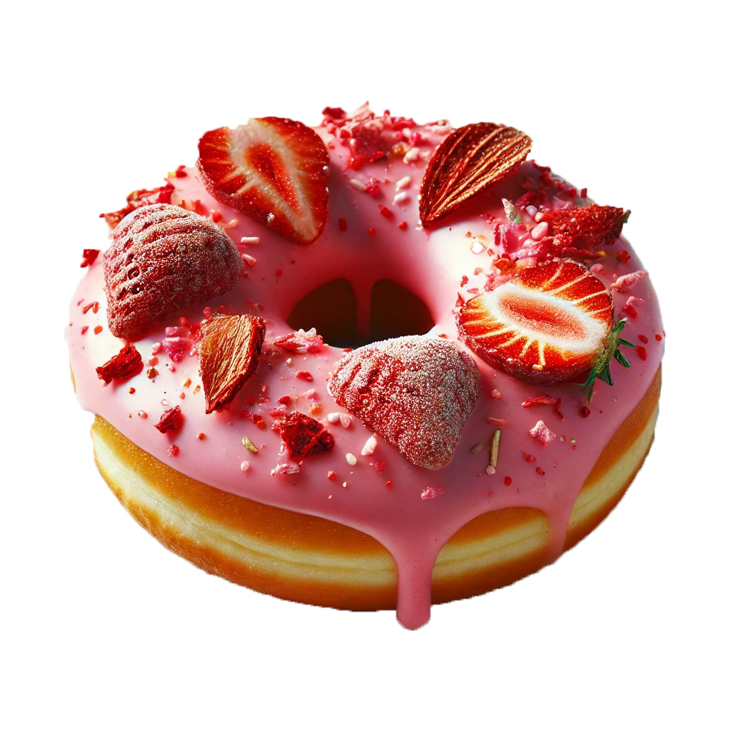 Strawberry Swing Donut